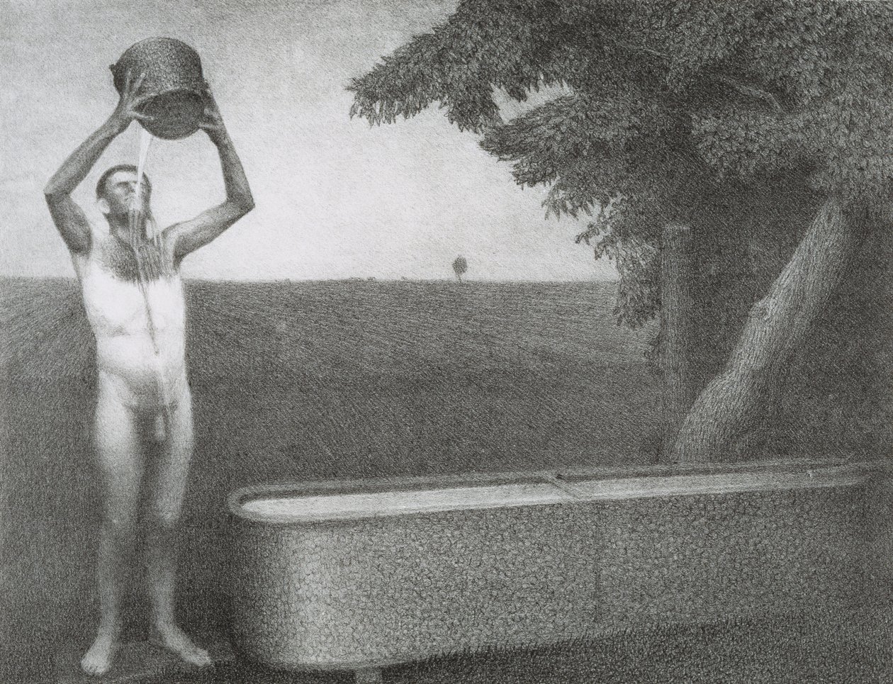 Noche sofocante, 1939 de Grant Wood