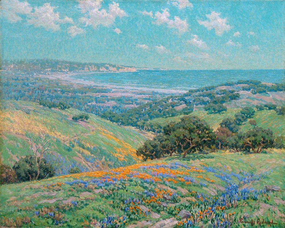 Costa de Malibú, primavera de Granville Redmond