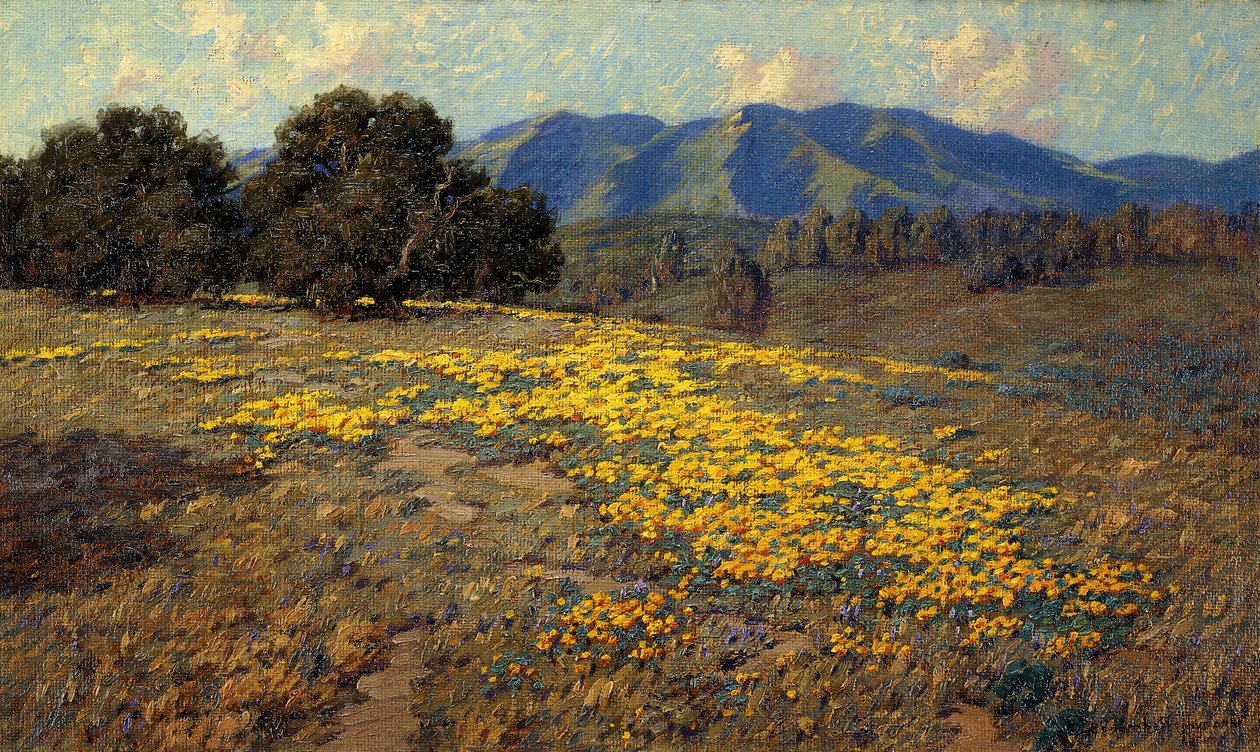 Amapolas de California de Granville Redmond
