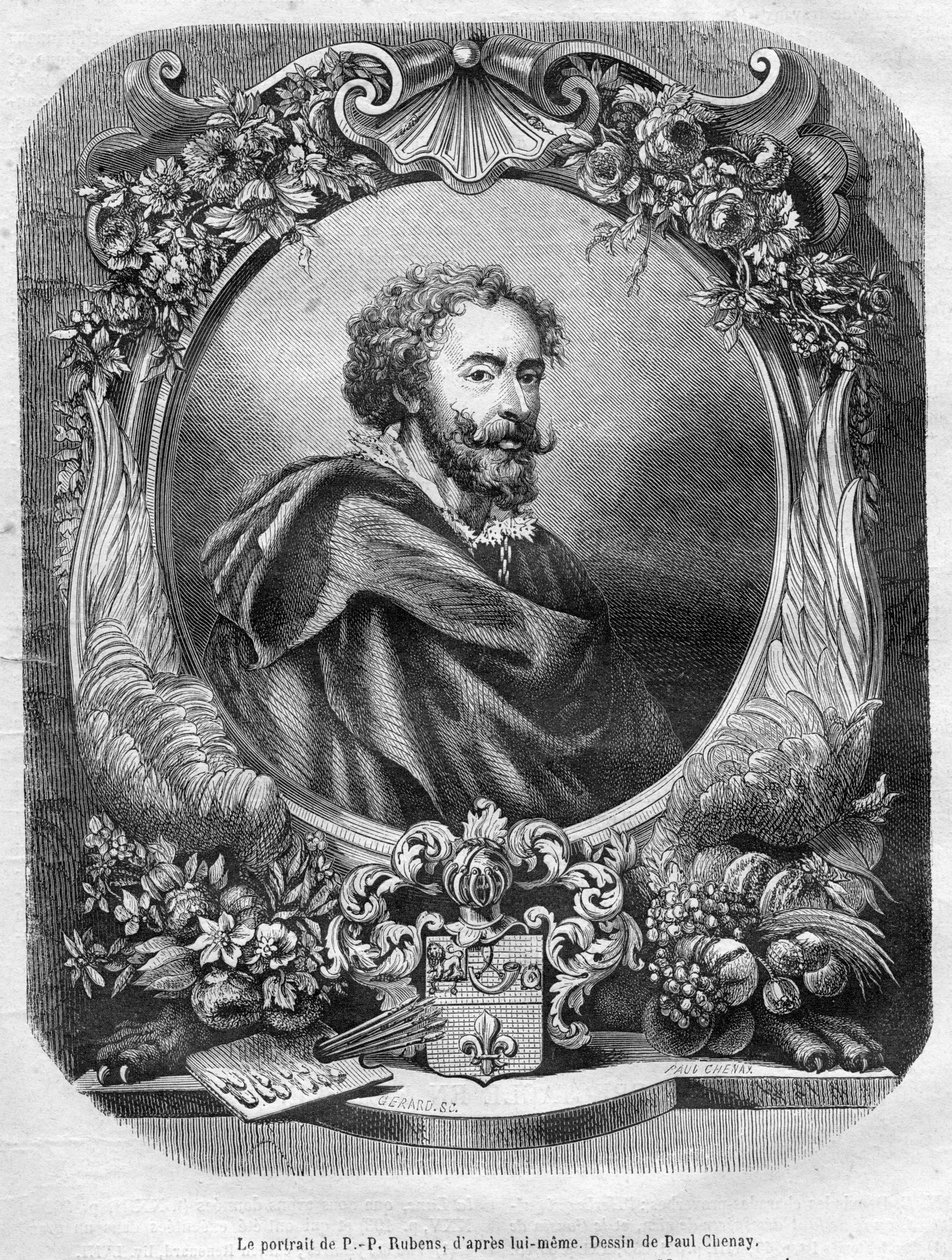 Retrato grabado de Gérard Rubens