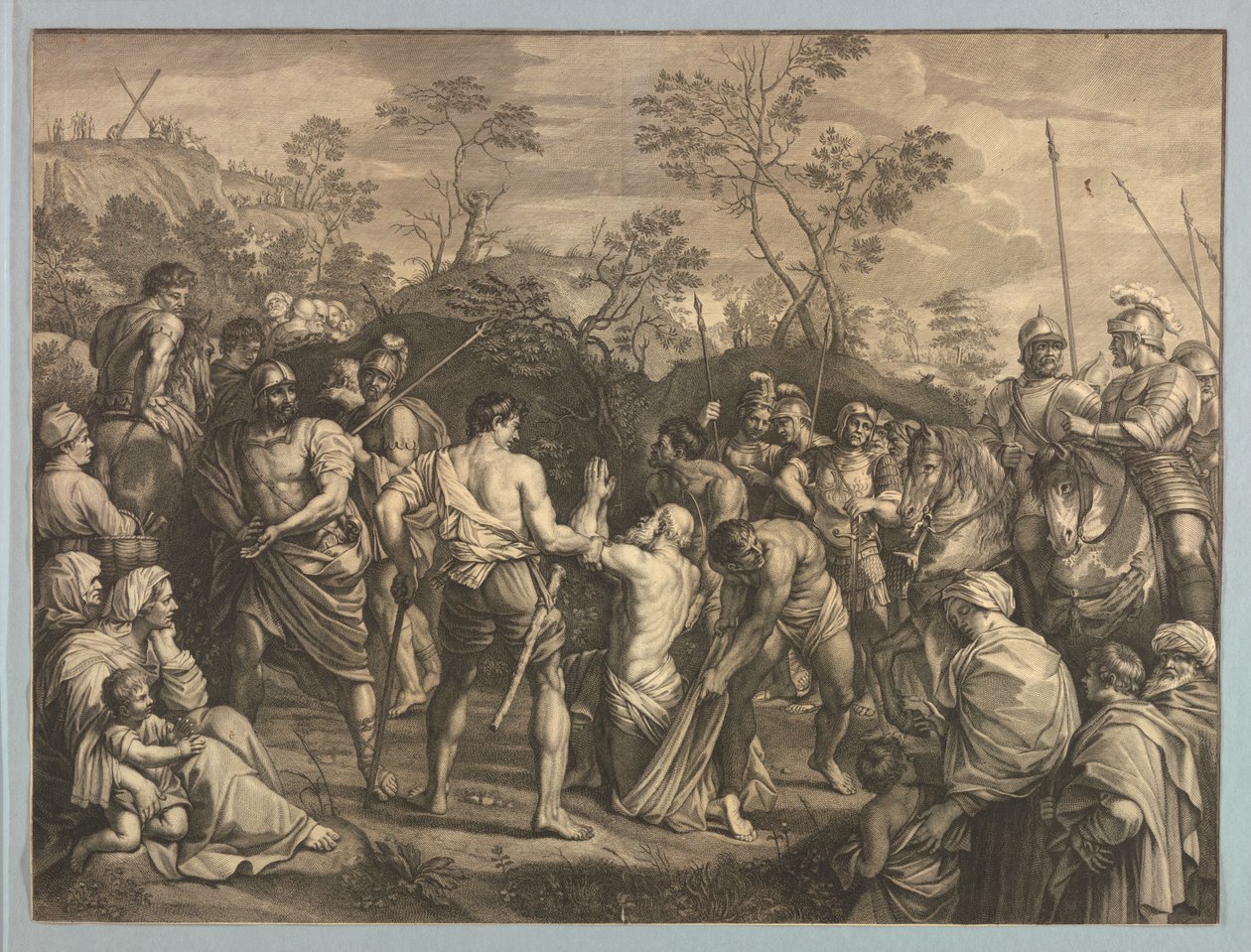 Martirio de San Andrés de Gérard Audran