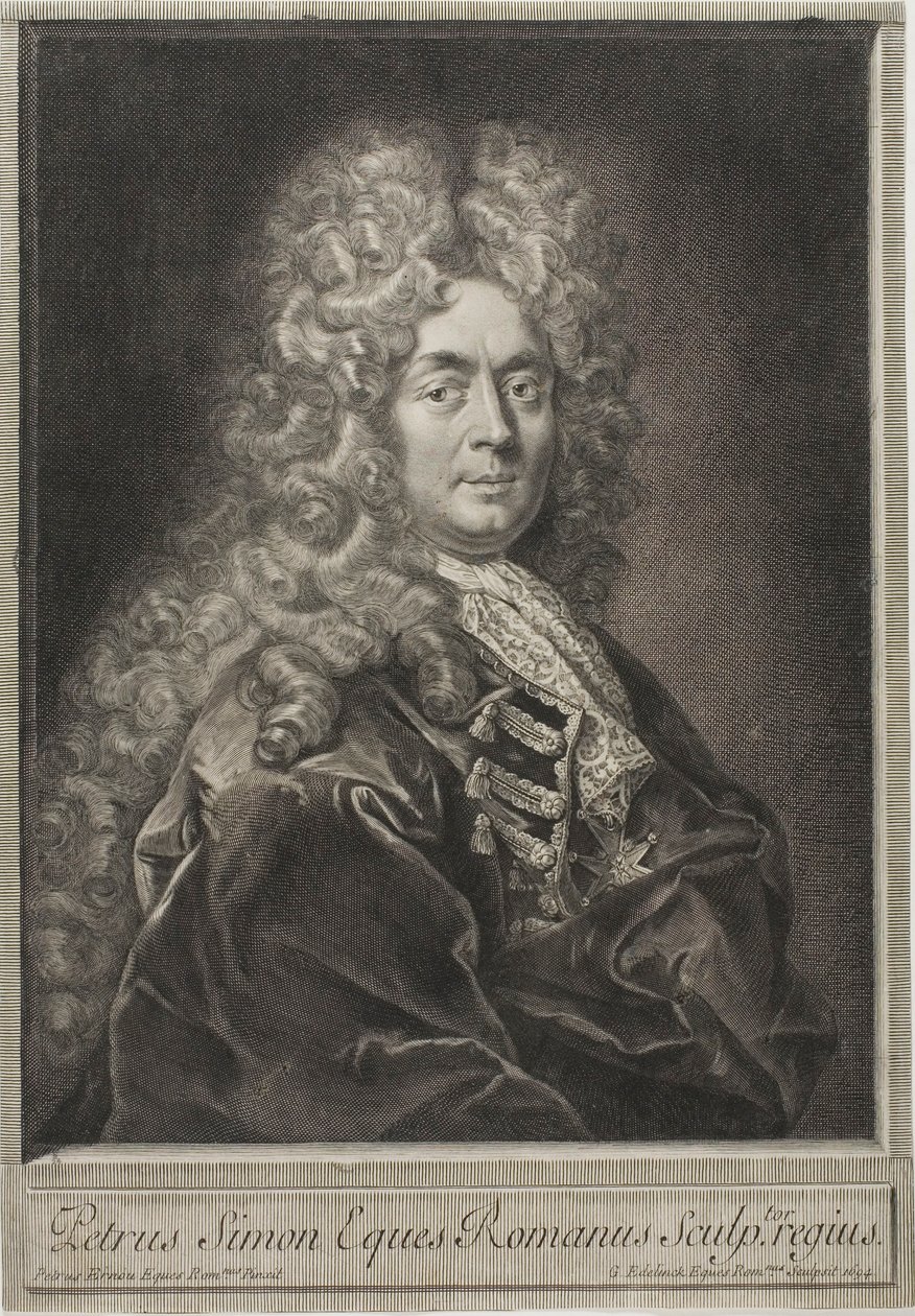 Pierre Simon, grabador de Gérard Edelinck