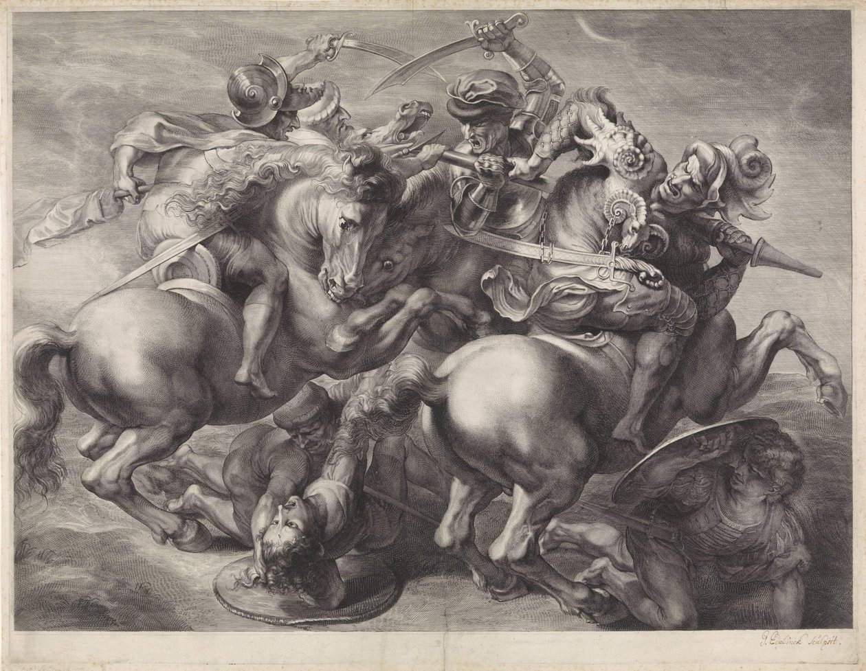 lucha ecuestre de Gérard Edelinck