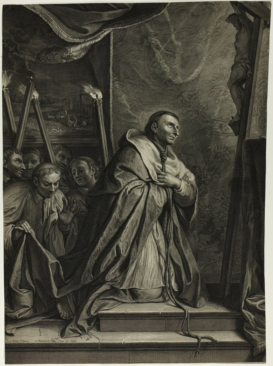 San Carlos Borromeo de Gérard Edelinck