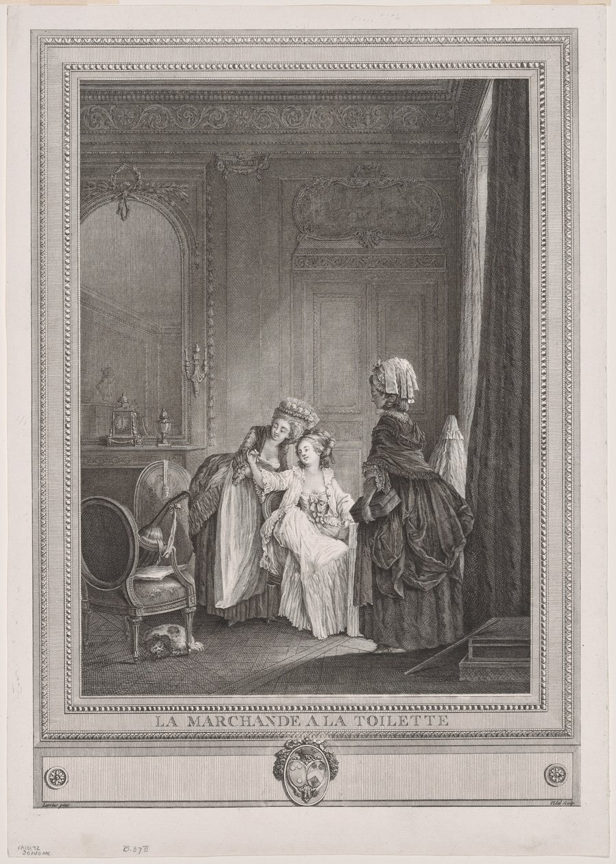 La Marchande à la Toilette (La Marchandera en el tocador) de Gérard Vidal