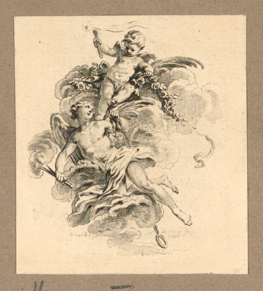 Himeneo y Putto de Gravelot