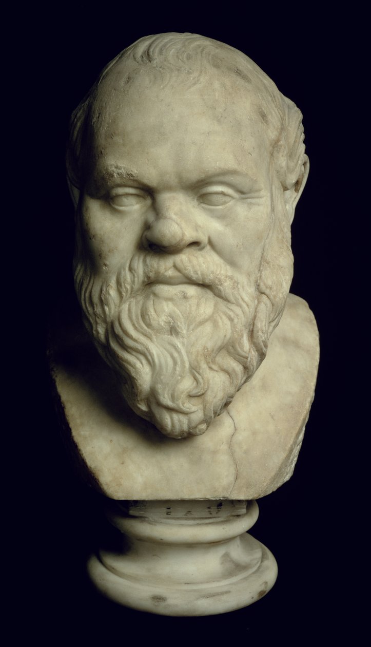 Busto de Sócrates (469-399 a.C.) de Greek