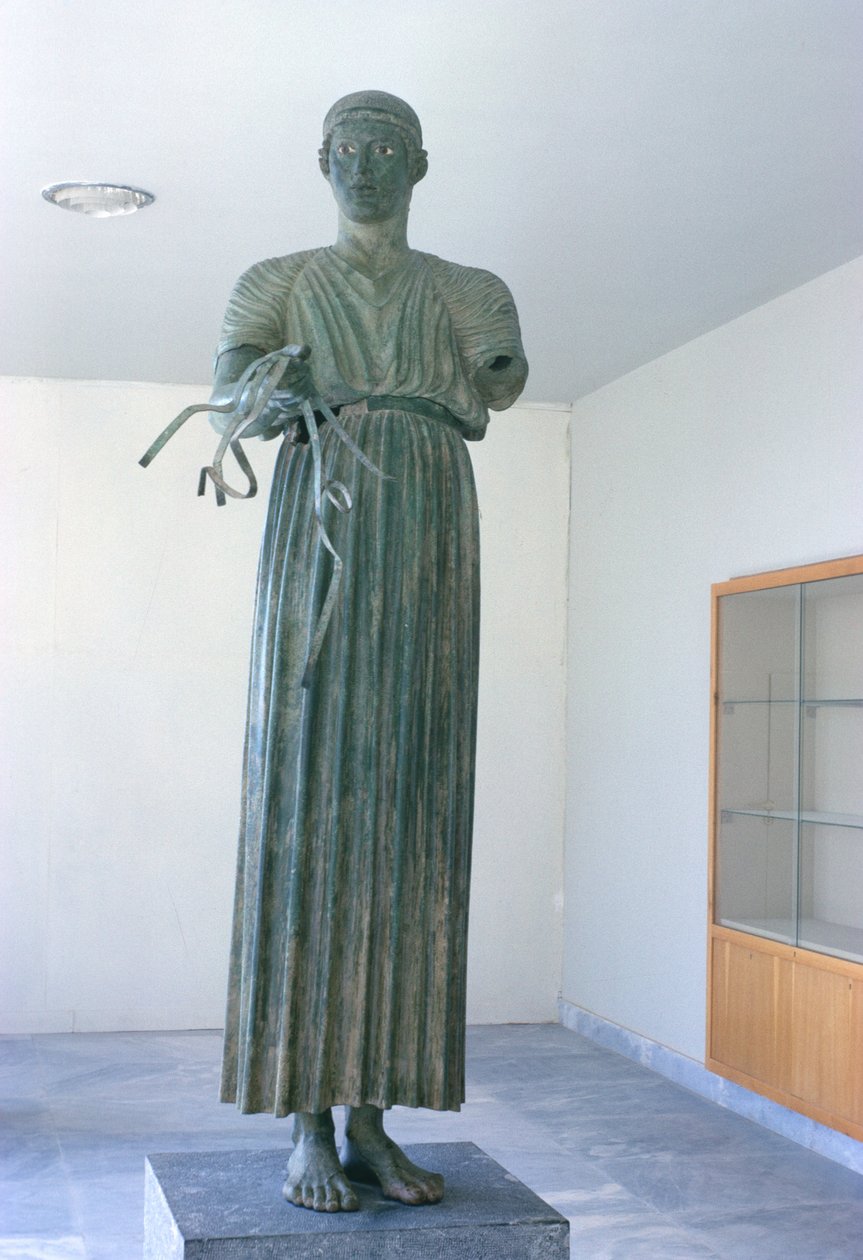 Auriga, c.475 a.C. (bronce) de Greek