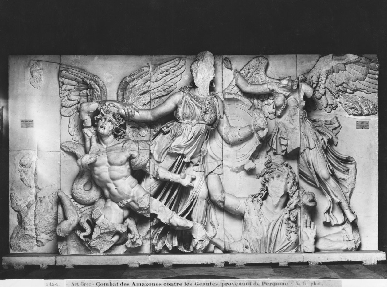Copia del gran altar de Zeus y Atenea, de Pérgamo, c.180-160 a.C. de Greek
