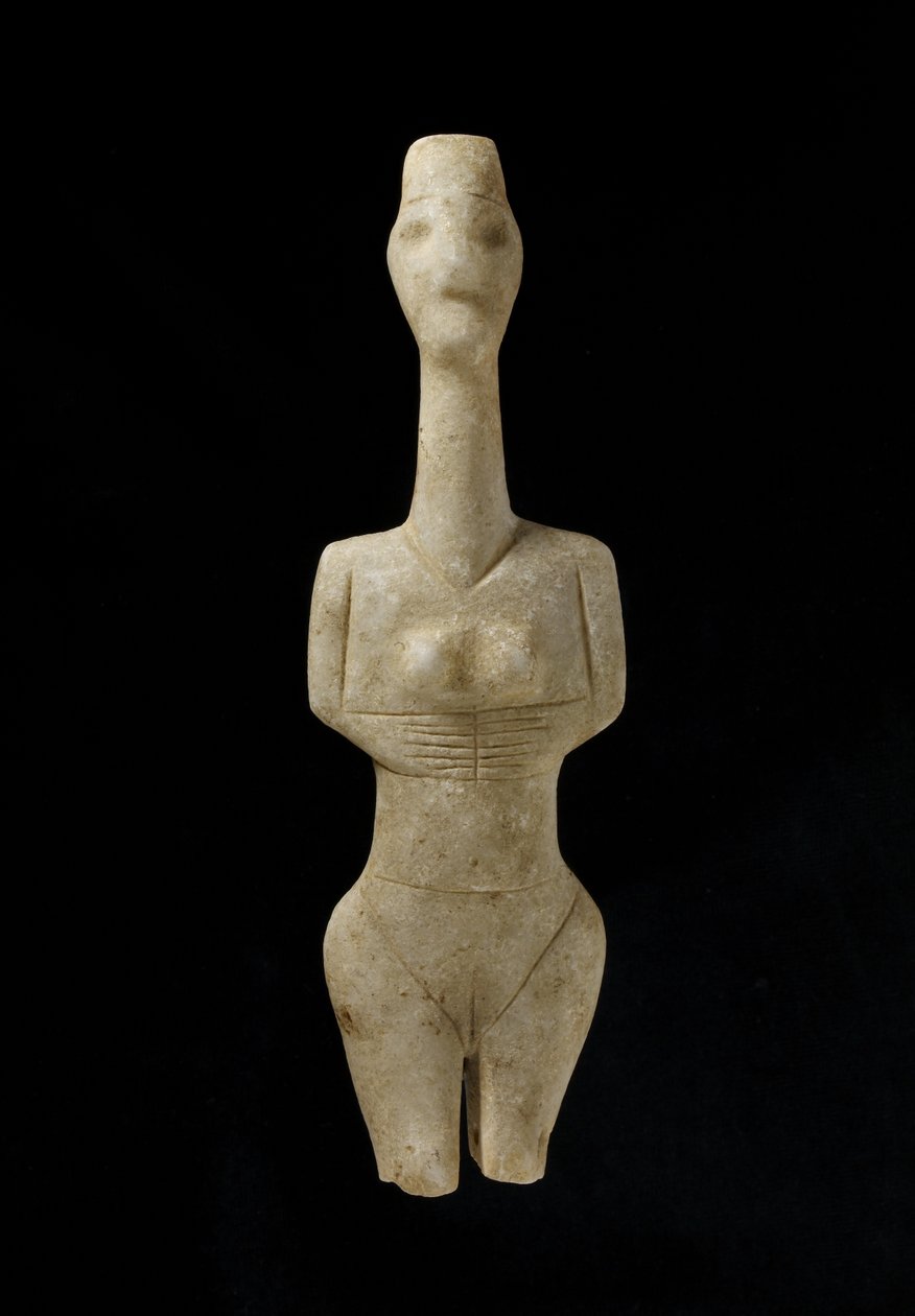 Figurilla cicládica, Naxos, c.3000-2000 a.C. de Greek