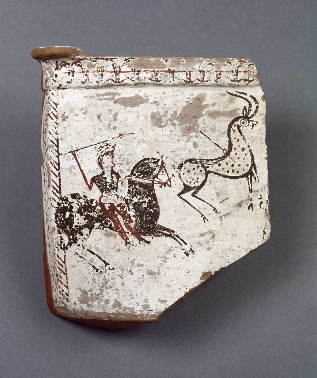 Urna funeraria, 500-301 a.C. (arcilla) de Greek