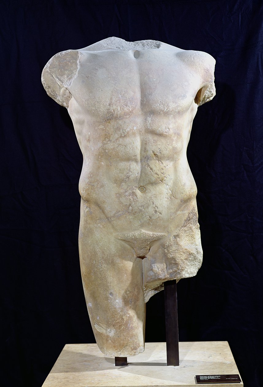 Torso masculino de Mileto, c.480 a.C. | Greek