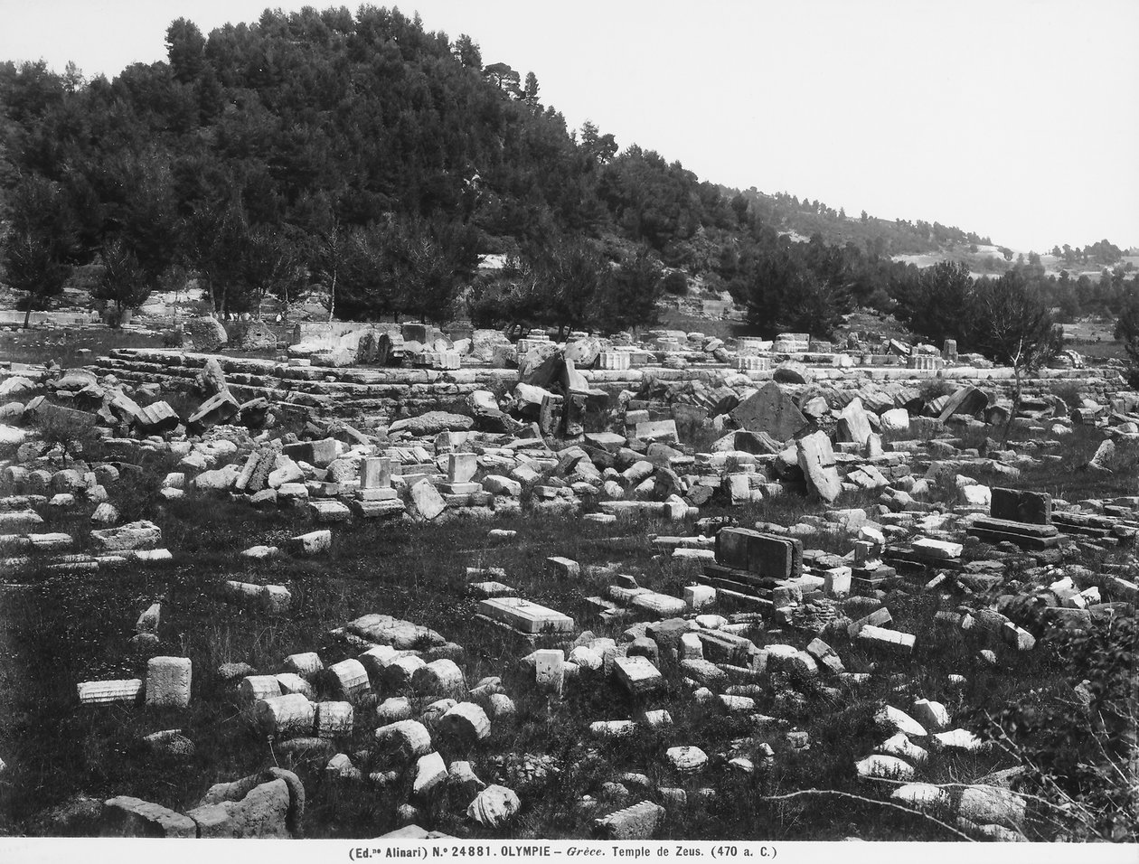 Restos del Templo de Zeus de Greek