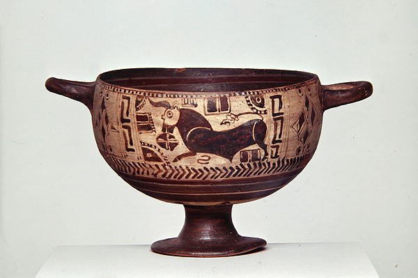 Kotyle de figuras negras, c.600-500 a.C. de Greek