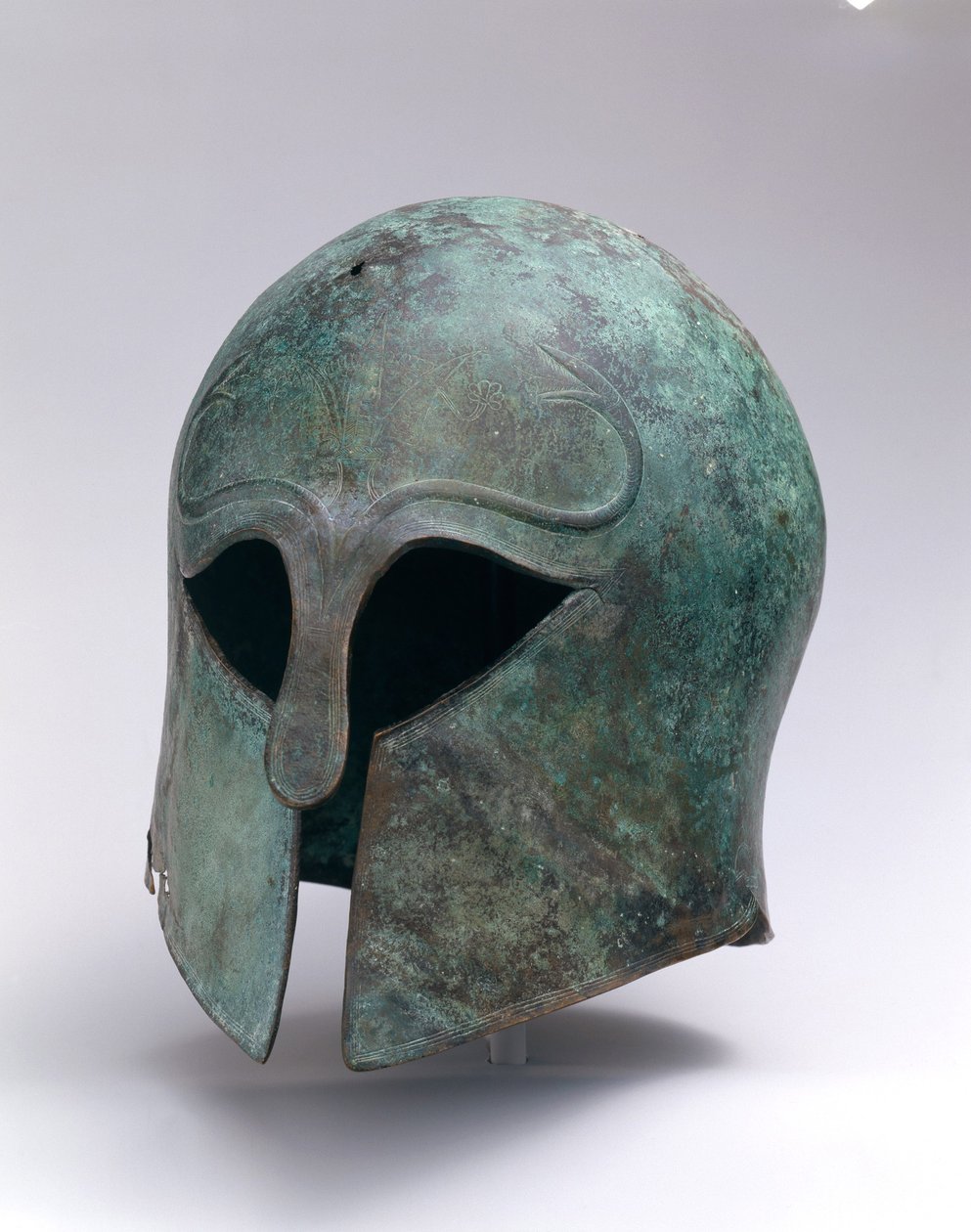 Casco Arcaico de Bronce de Tipo Corintio, c.600-575 a.C. de Greek