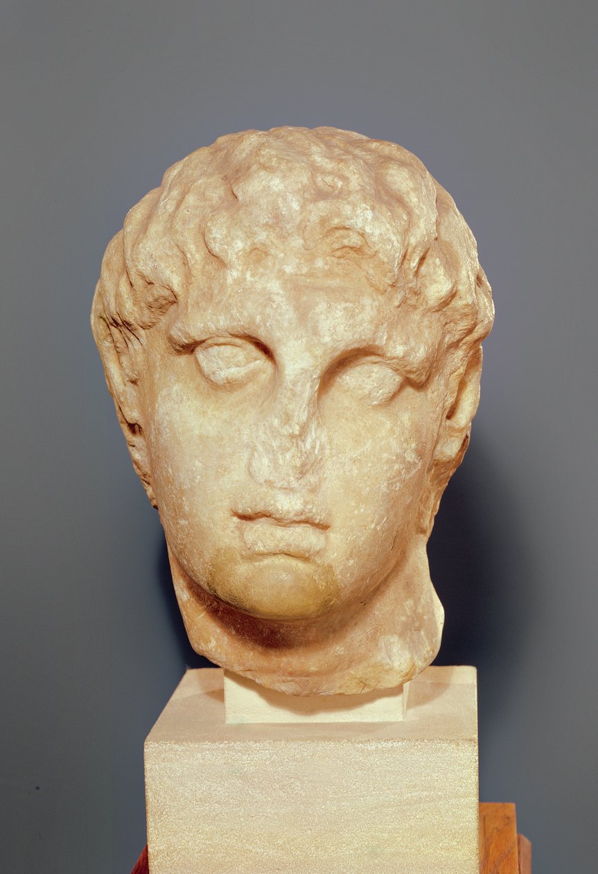Cabeza de uno de los Diádocos o Cabeza de Alejandro III el Grande de Greek