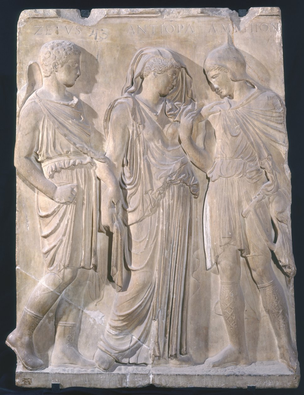 Orfeo, Eurídice y Hermes de Greek