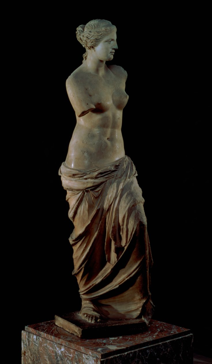 Venus de Milo, griega, período helenístico, c.100 a.C. de Greek