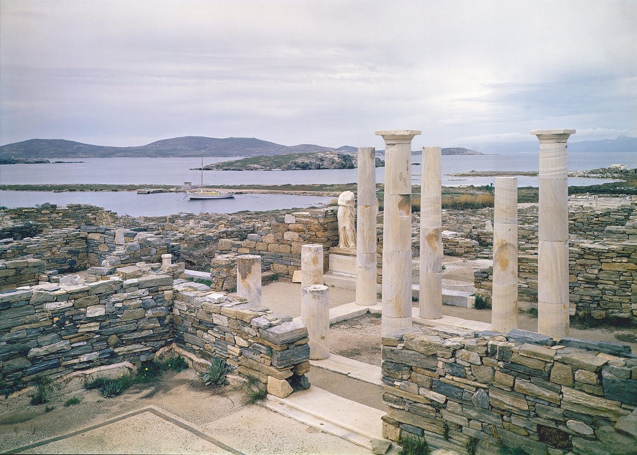 Vista de la Casa de Cleopatra de Greek