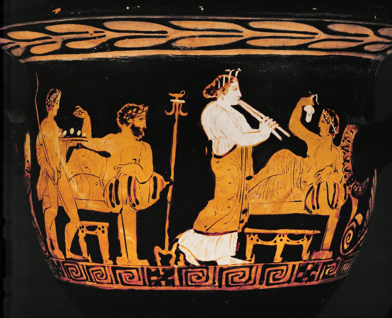 Escena de banquete ... de Greek Greek