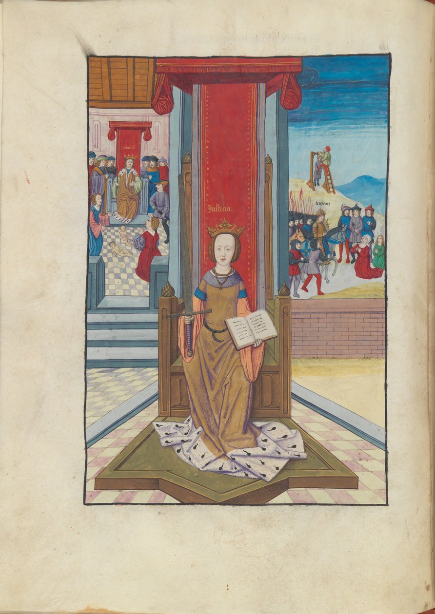Justitia Justicia de Margareta Philosophica de Gregor, Reisch