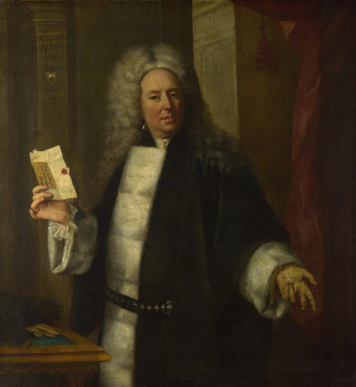 Retrato de Antonio Correr de Gregorio Lazzarini