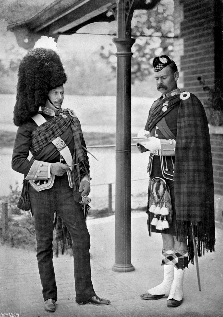 El Coronel del 1er Batallón de los Argyll y Sutherland Highlanders, 1896 de Gregory and Co
