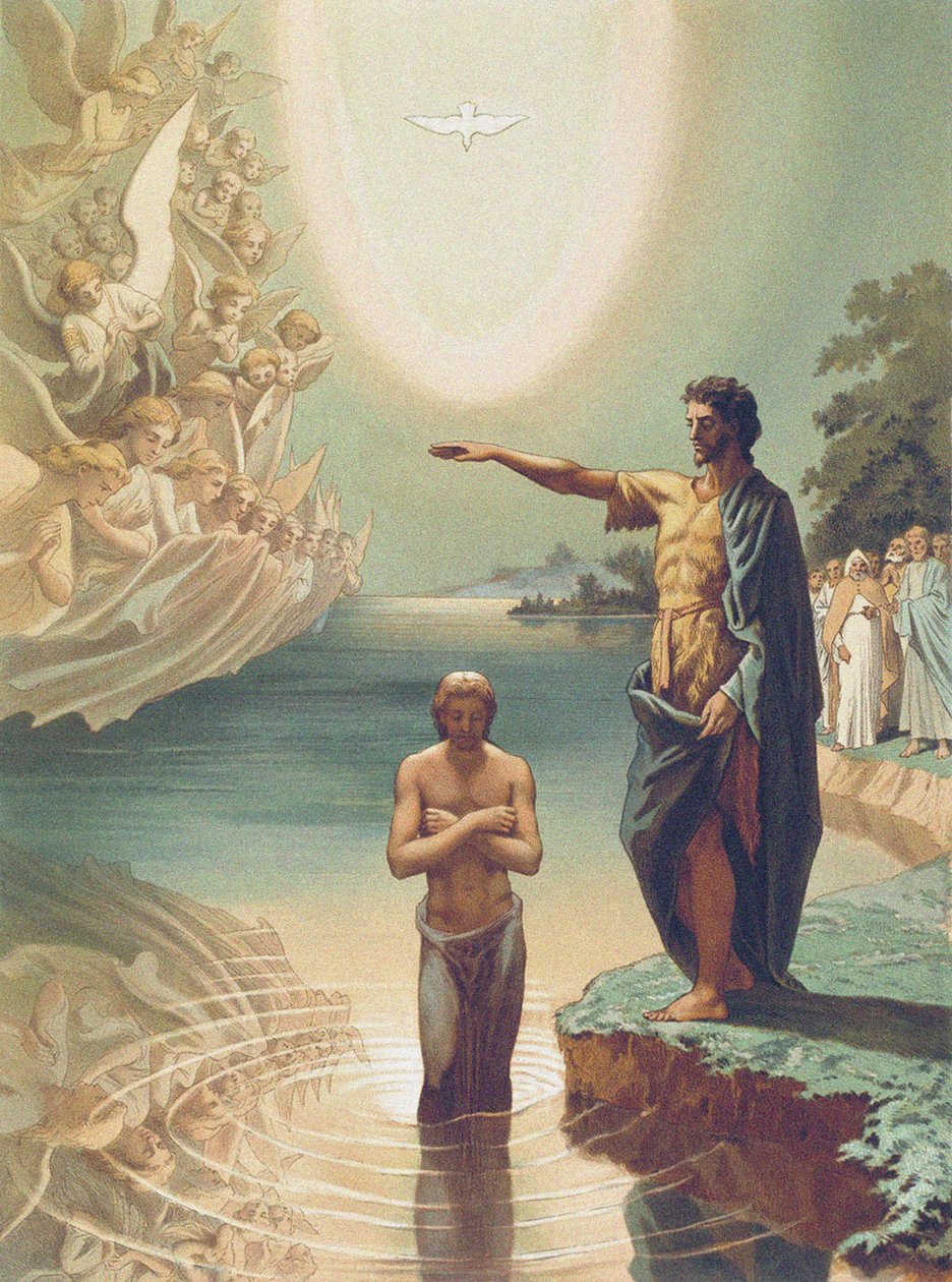 El Bautismo de Cristo de Grigori Grigorevich (after) Gagarin