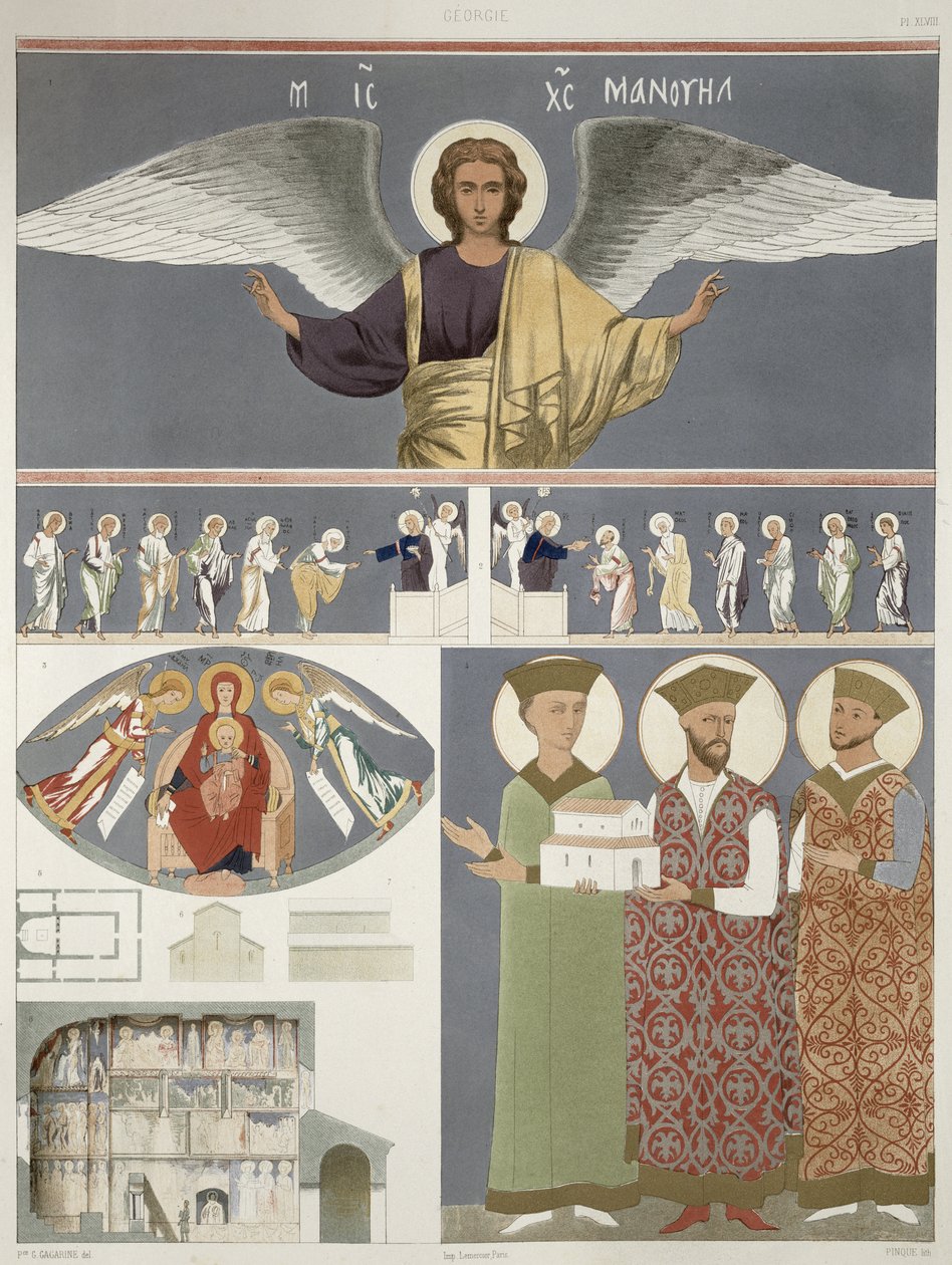Frescos de la Iglesia Ortodoxa de Nekrssi cerca de Dido, lámina 48 de 