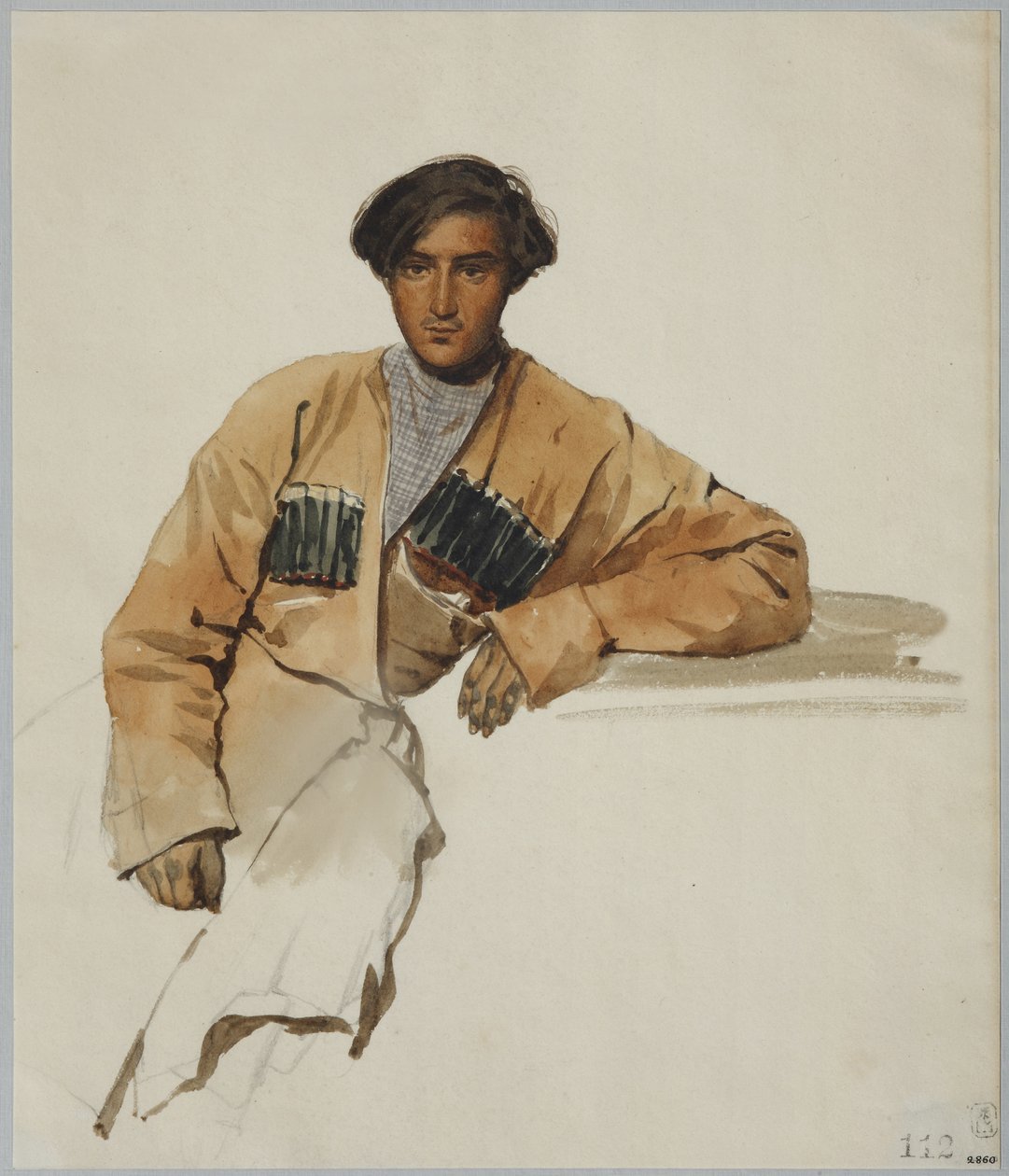 Retrato de Christophor Dmitrievich Sanikidze de Grigori Grigorevich Gagarin