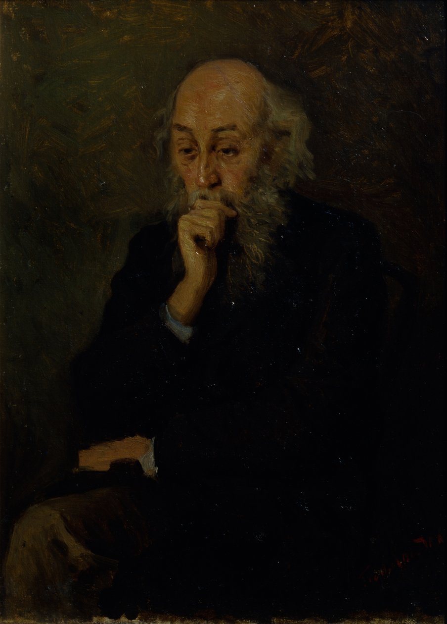 Retrato del Artista Nikolai Ge 1831-1894 de Grigori Grigoryevich Myasoedov