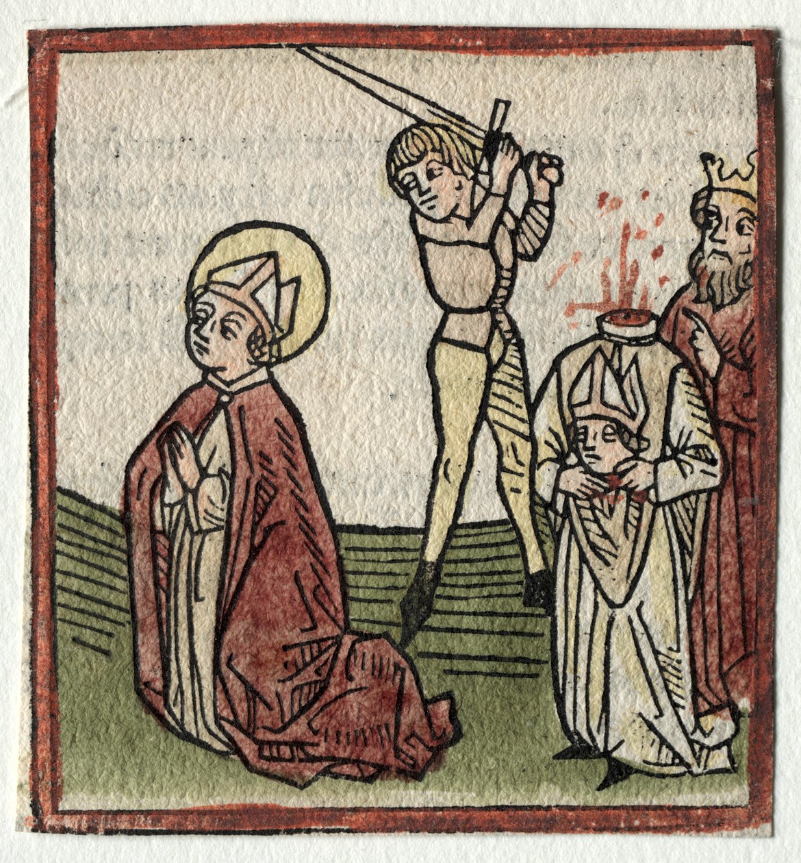 Santos Teonesto y Albano, o San Pancracio de Günther Zainer
