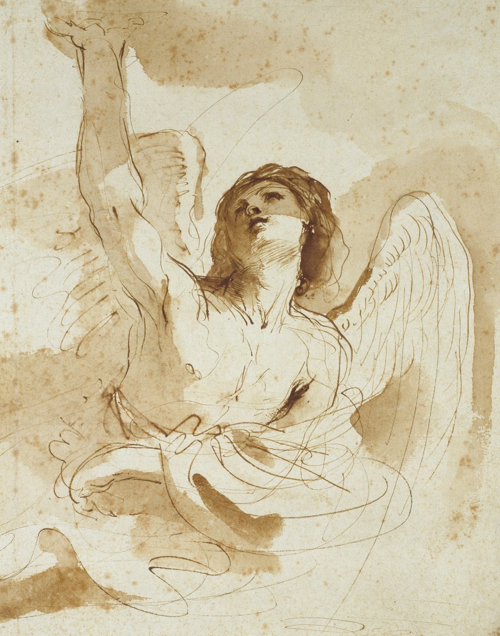 Un Ángel de Giovanni Francesco Barbieri