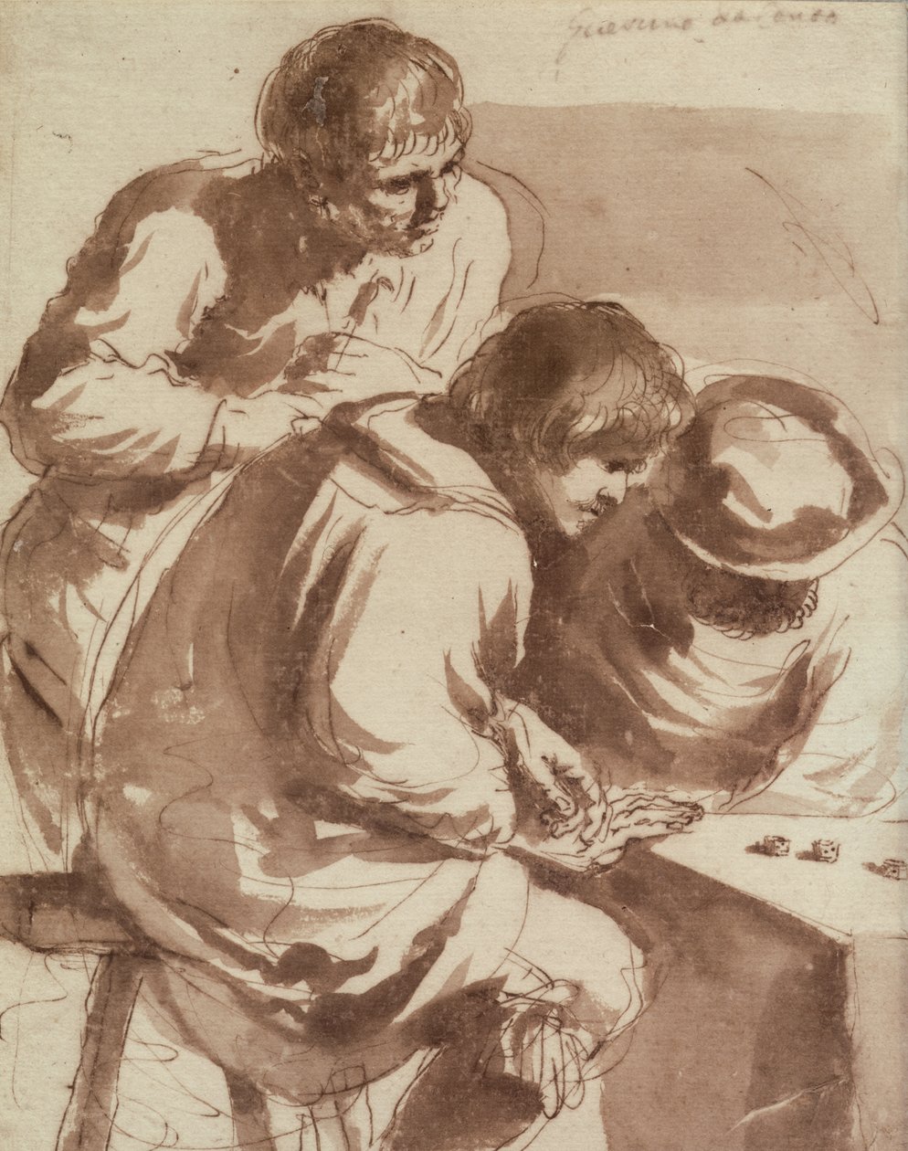 Jugadores de Dados de Giovanni Francesco Barbieri