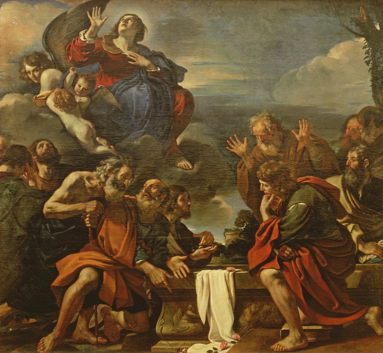 La Asunción de la Virgen, 1623 de Giovanni Francesco Barbieri