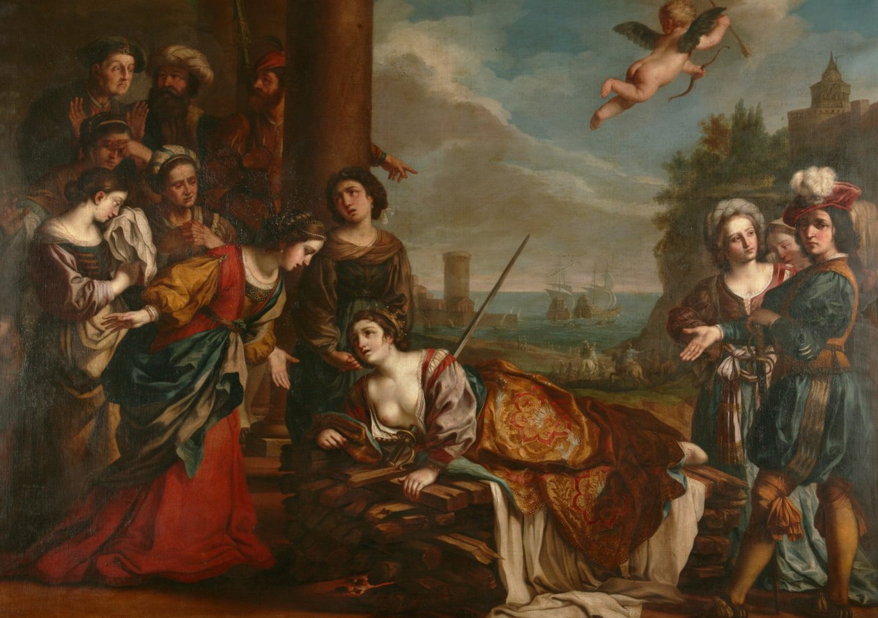 La muerte de Dido de Guercino (1591 1666) (after)