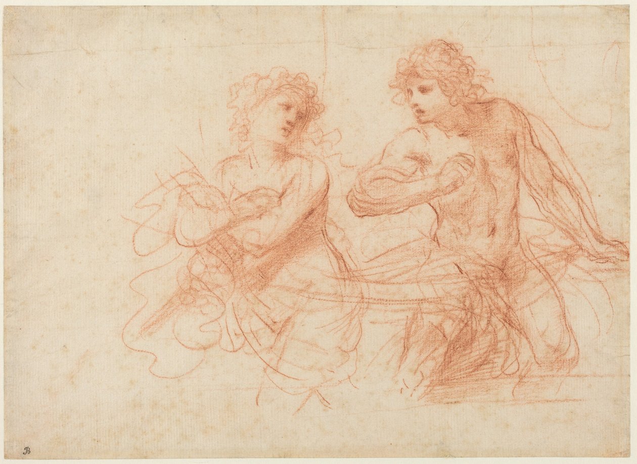 Amnón y Tamar de Guercino (1591-1666)