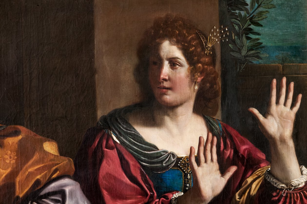 Amnón y Tamar, detalle de 2384639 de Guercino
