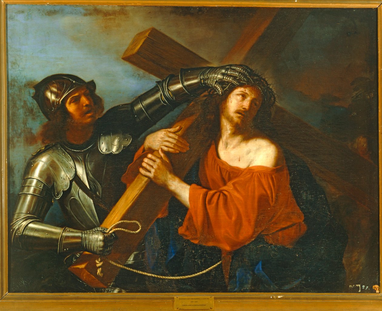 Cristo llevando la cruz. 10014554 ... de Guercino (1591-1666)