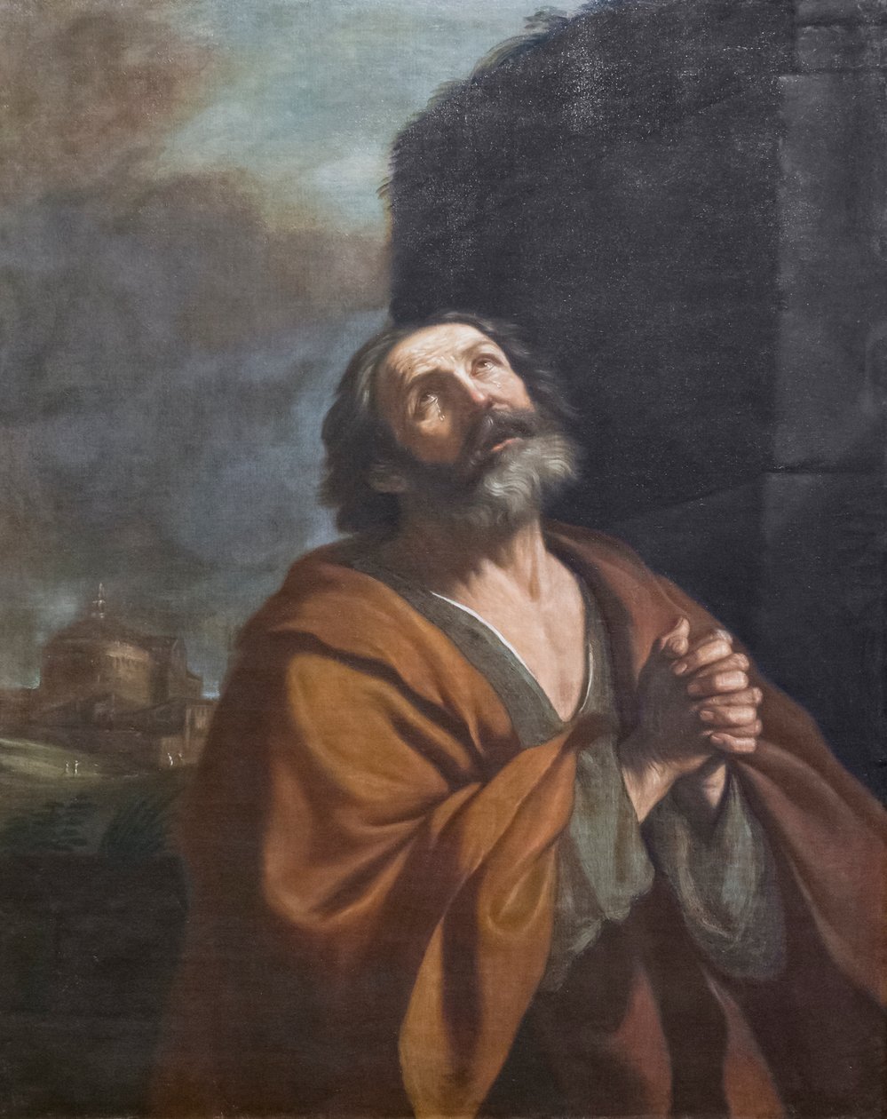 San Pedro llorando de Guercino (1591 1666)
