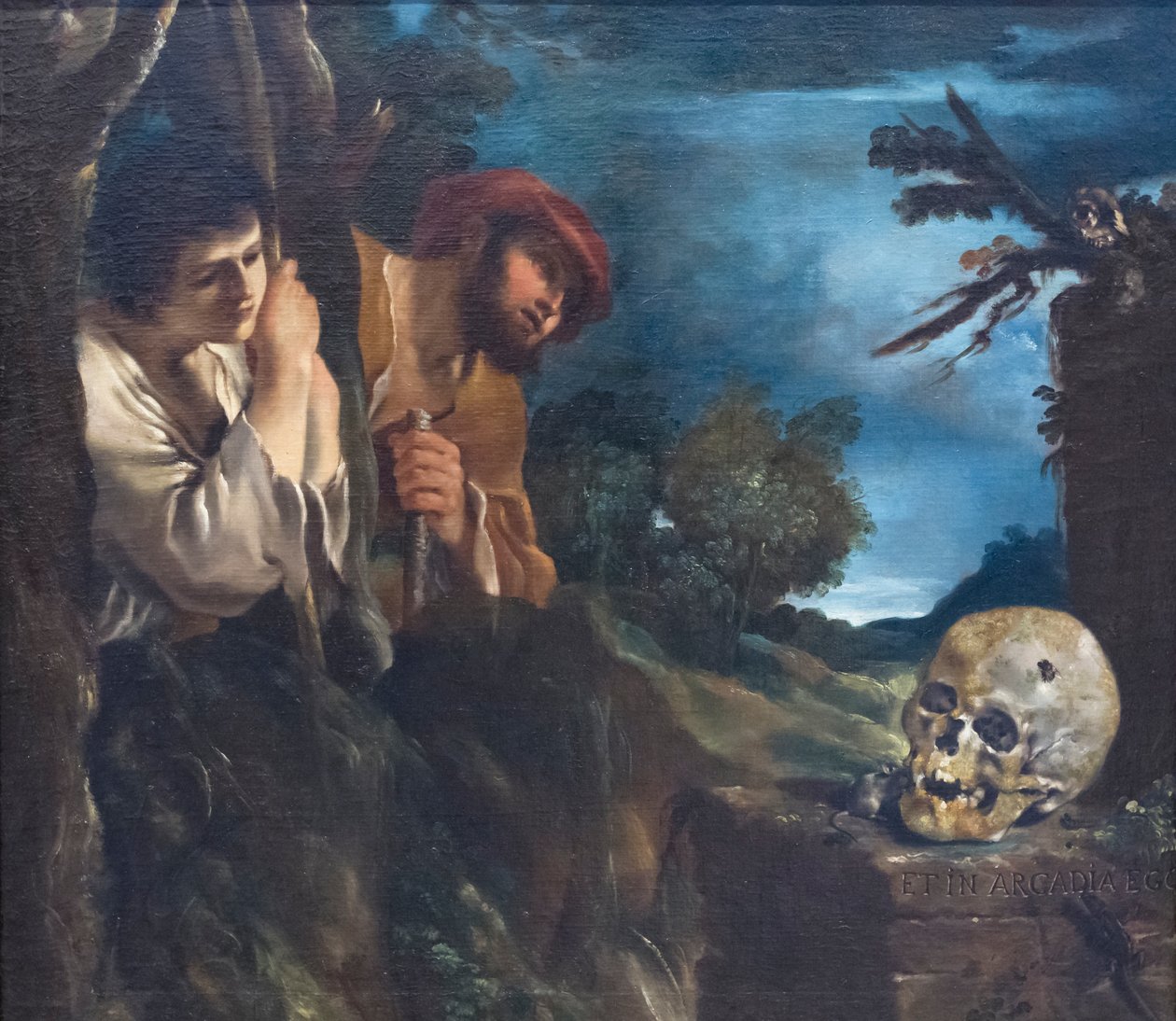Sheperds en Arcadia de Guercino (1591-1666)