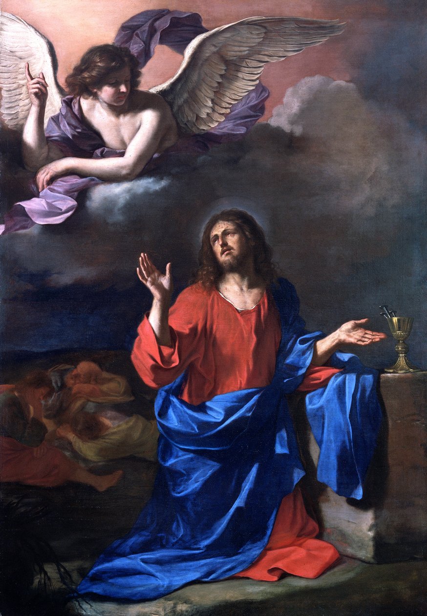 La agonía en el huerto de Guercino (1591-1666)