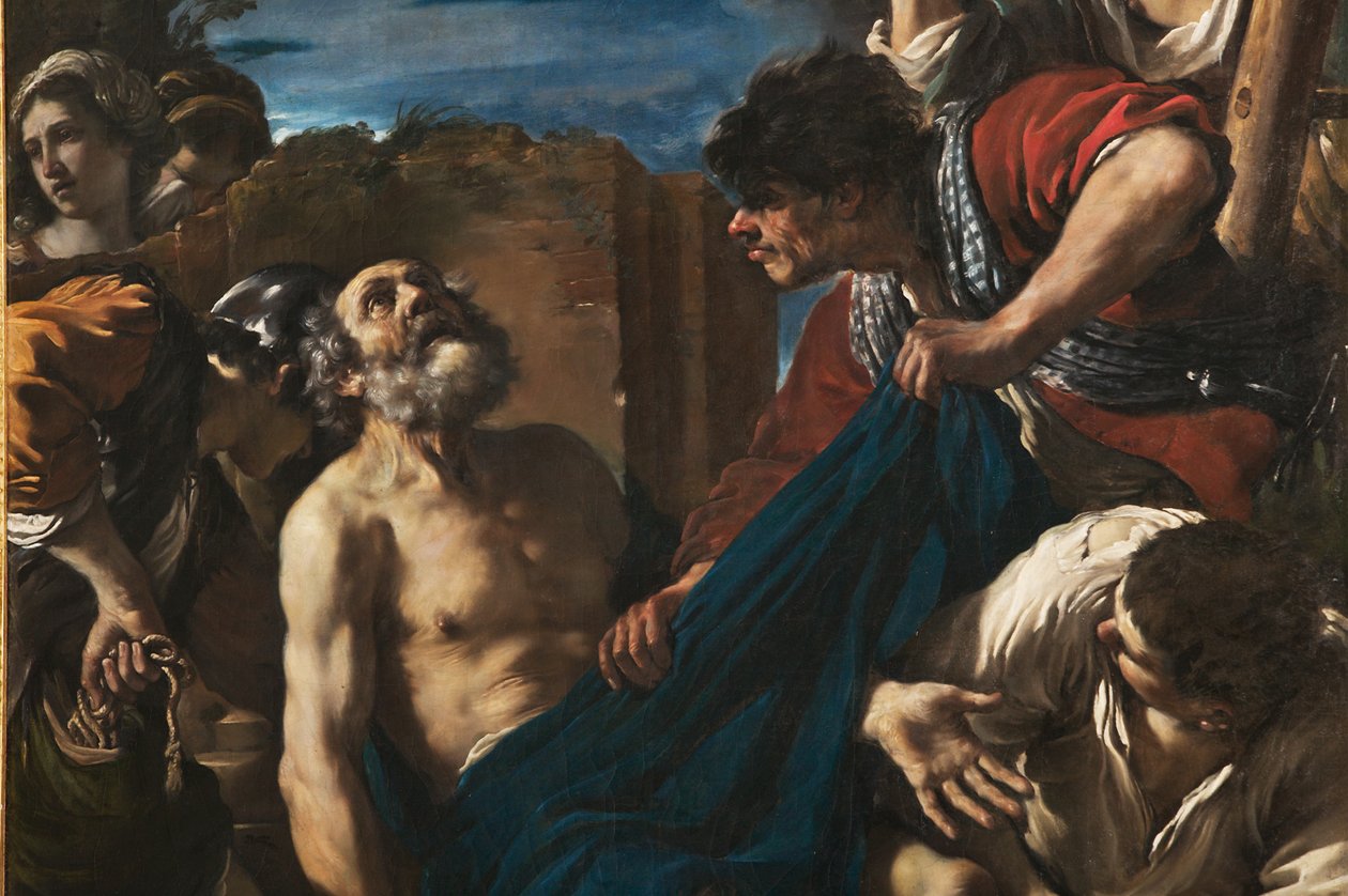 El martirio de San Pedro, detalle de 2384646 de Guercino (1591 1666)