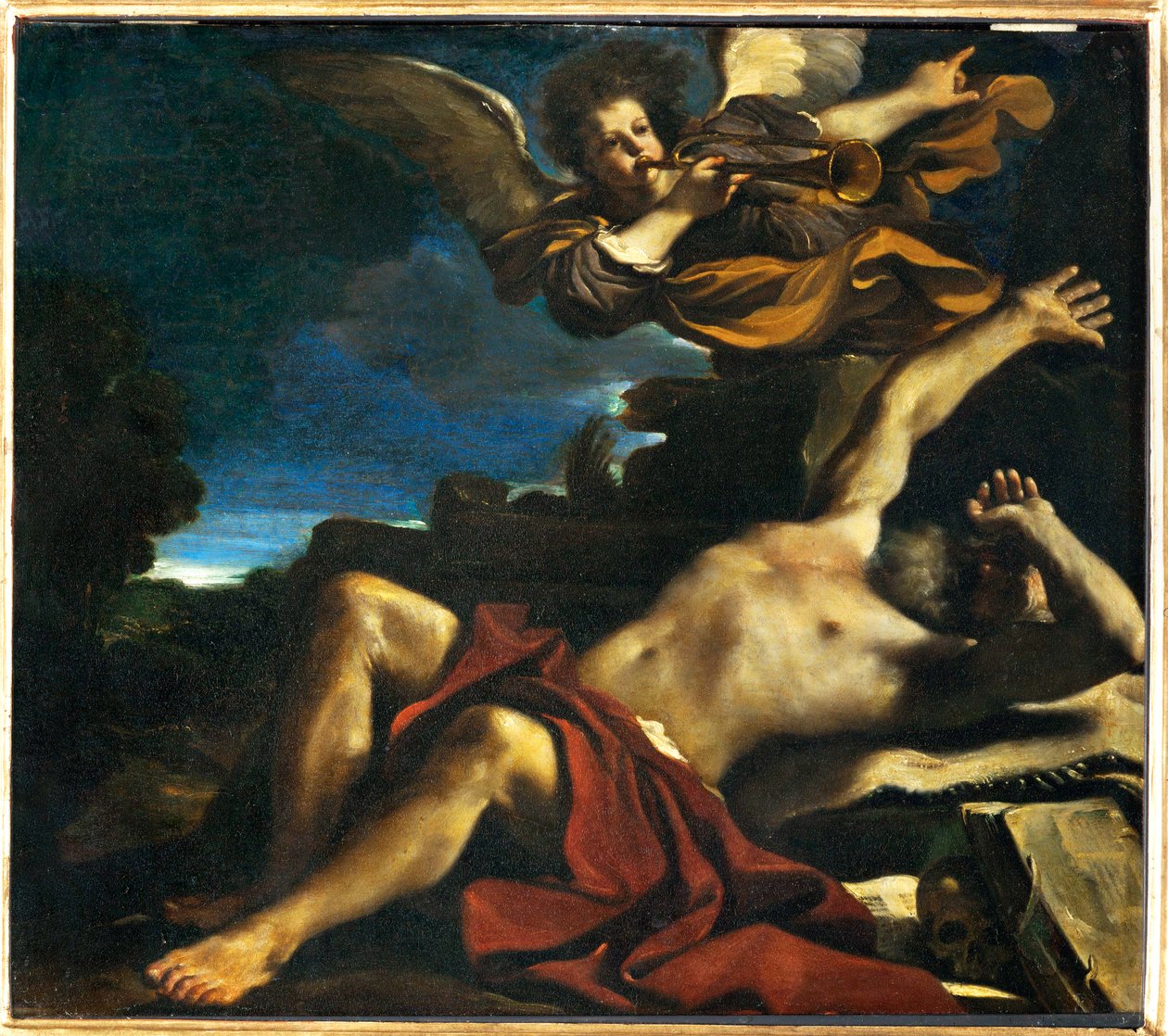 La visión de San Jerónimo ... de Guercino (1591 1666)