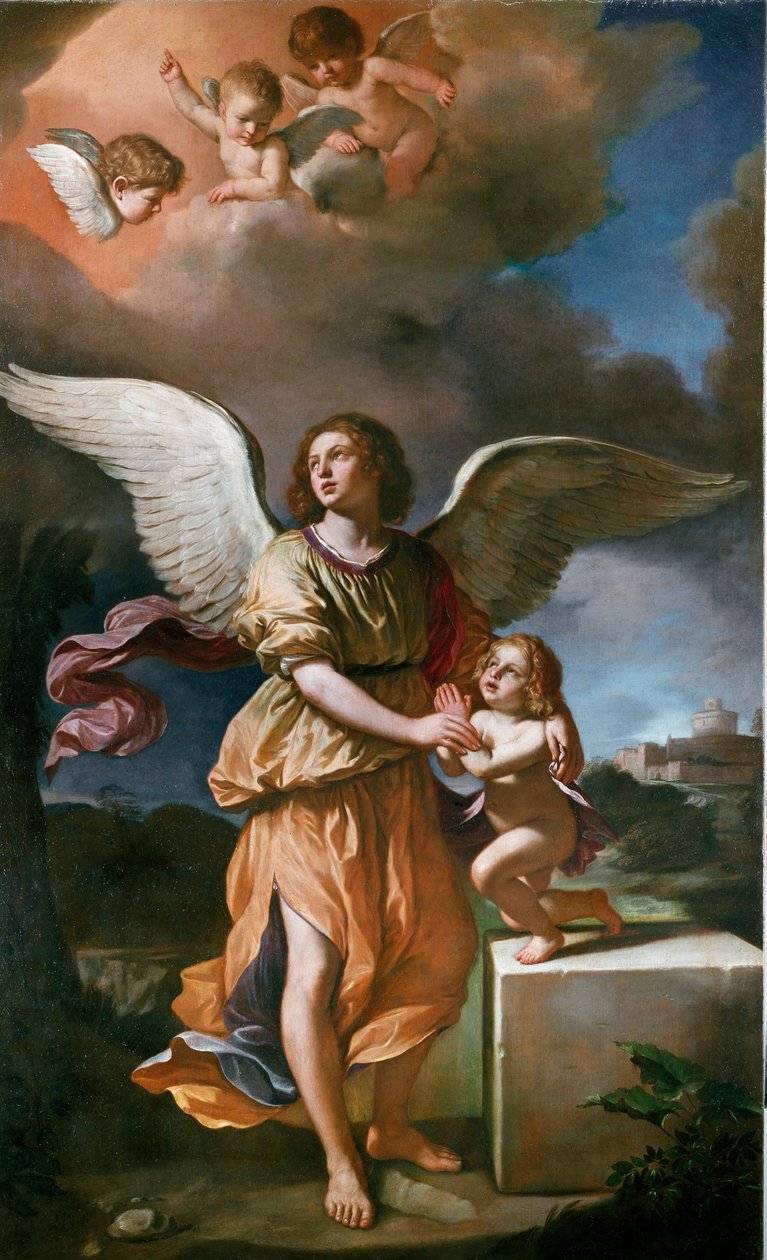 El ángel de la guarda de Guercino