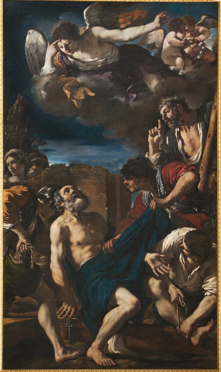 El martirio de San Pedro de Guercino
