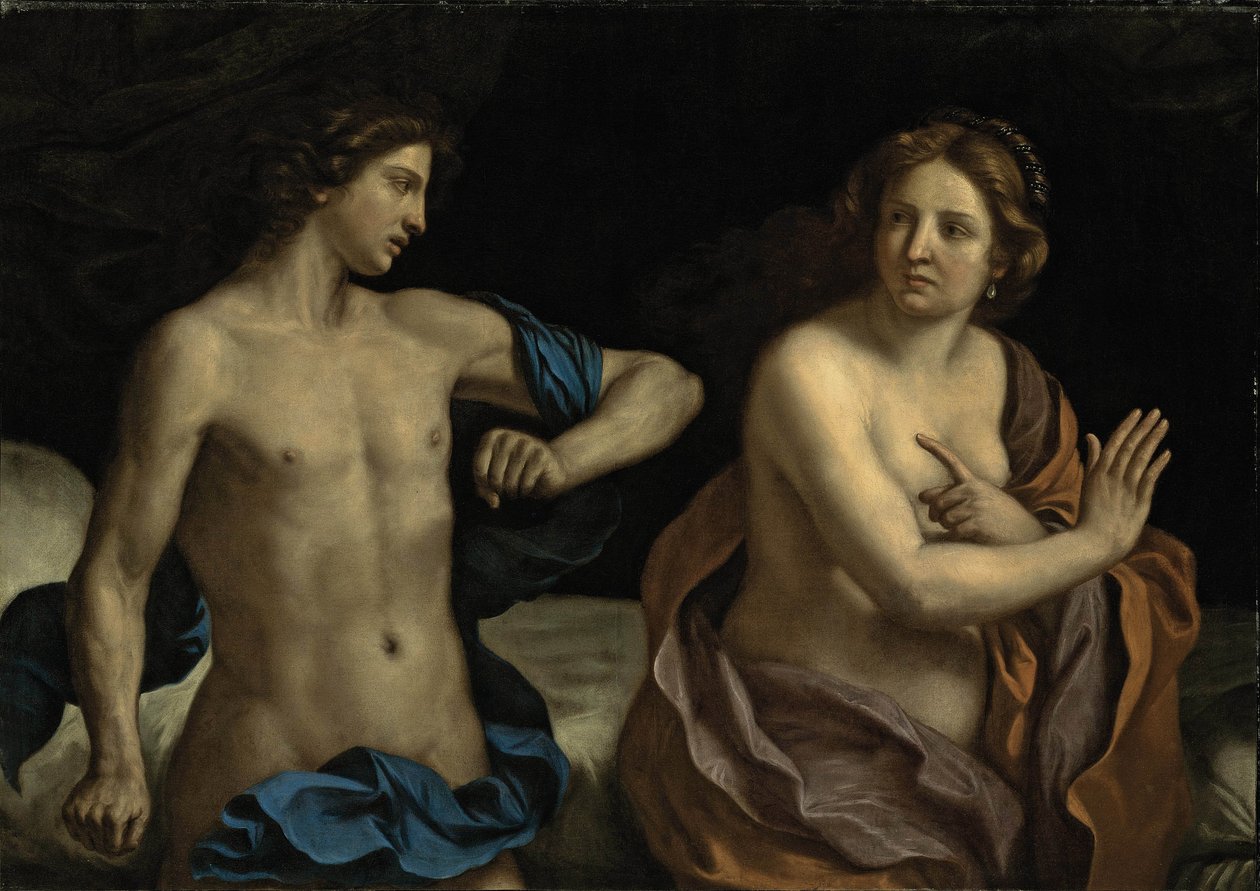 Guercino - Amnón y Tamar de Guercino
