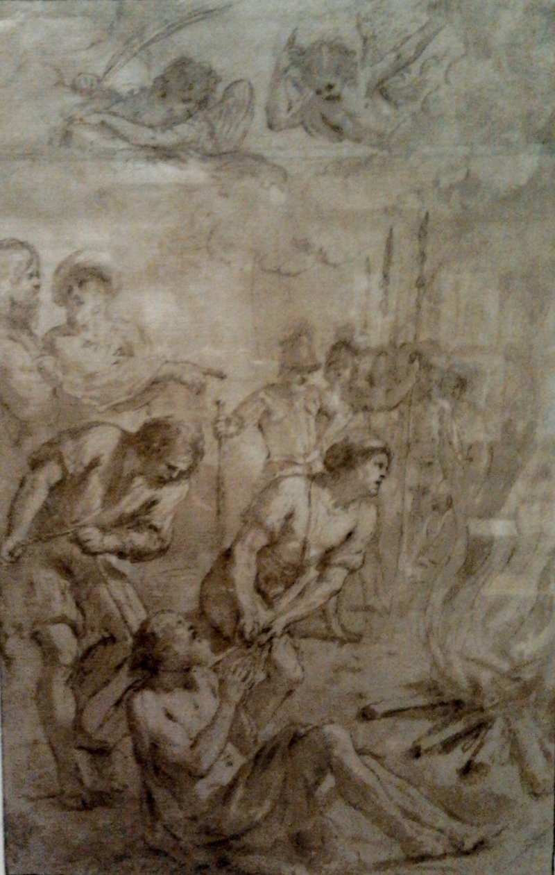 Martirio de San Bernabé. de Guercino
