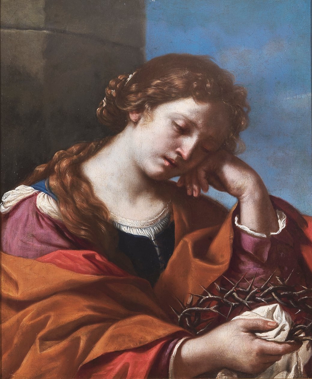 María Magdalena con la corona de espinas, 1632 de Guercino