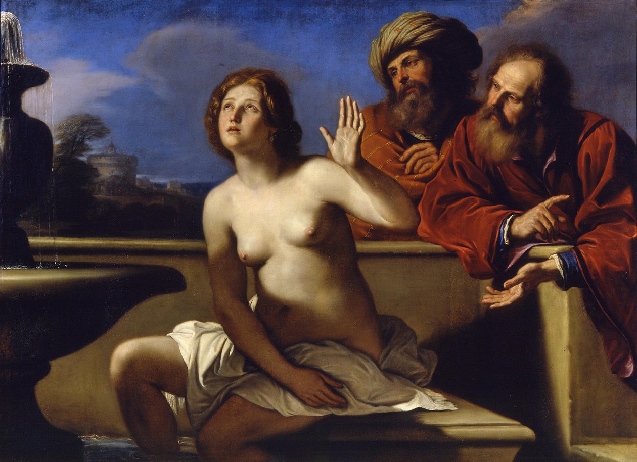 Susana y los ancianos, 1649-1650 de Guercino